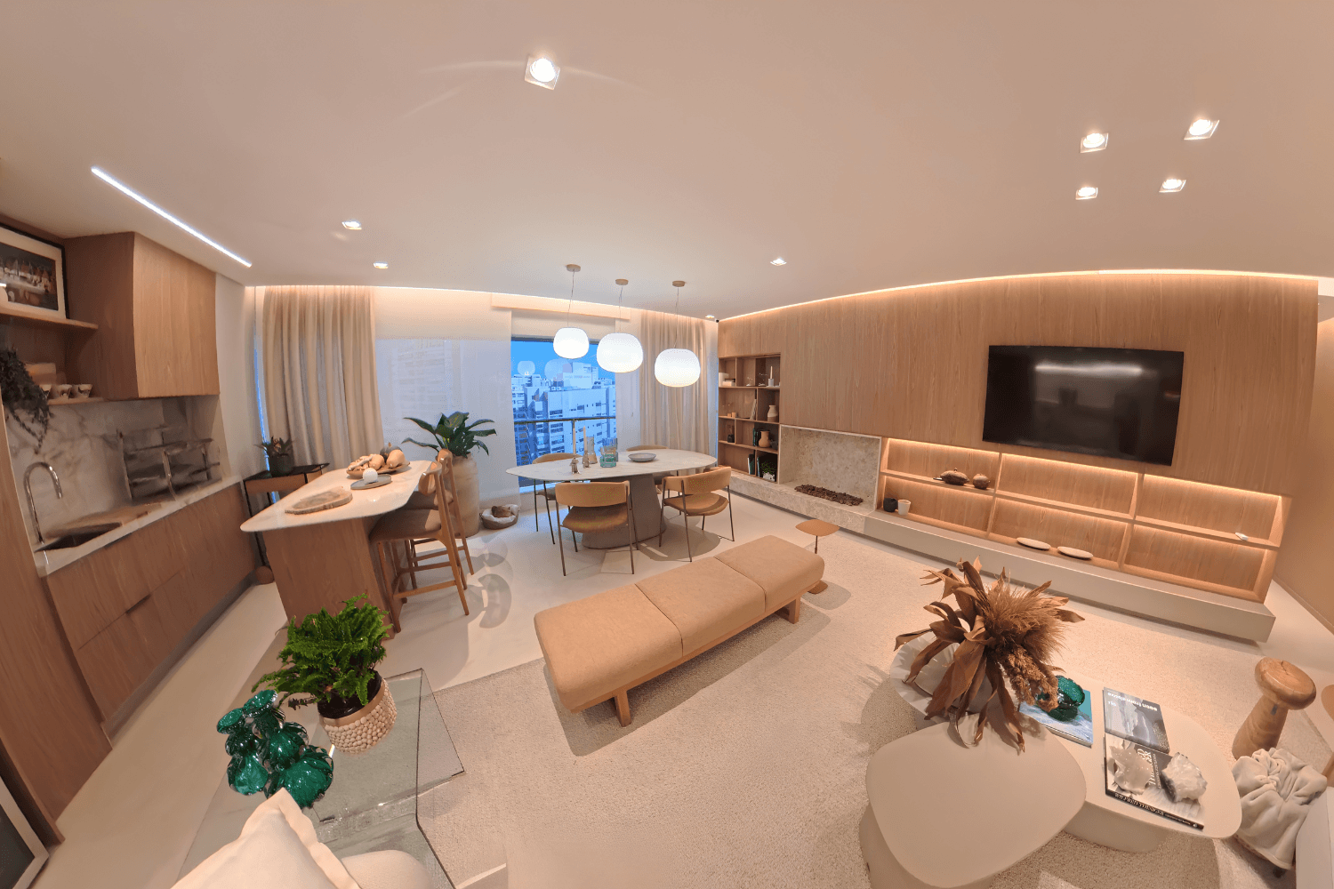 Apartamento decorado do Ópera São Caetano, aberto para visitação